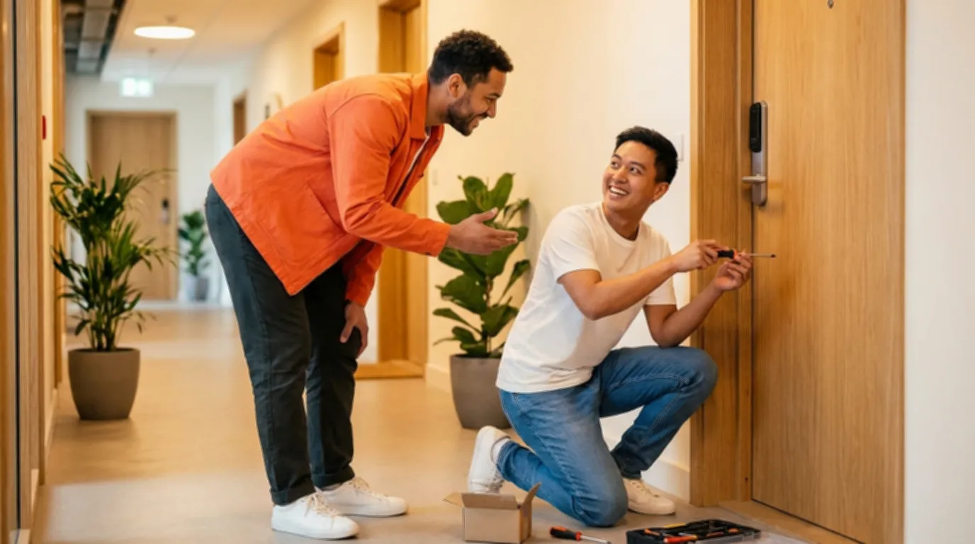 Entraide entre voisins pour la serrurerie sur Swakky