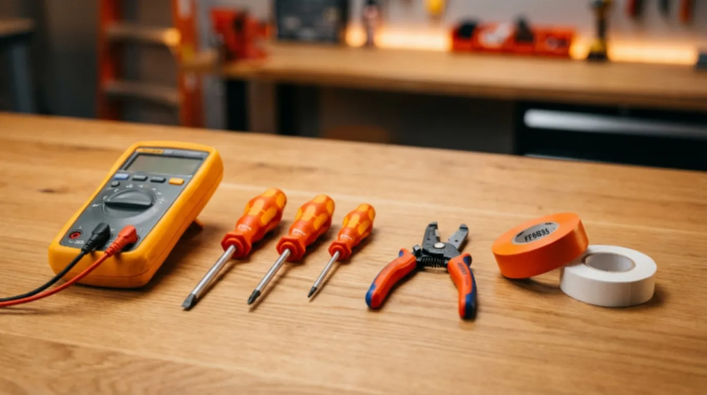 Outils d'électricien professionnels