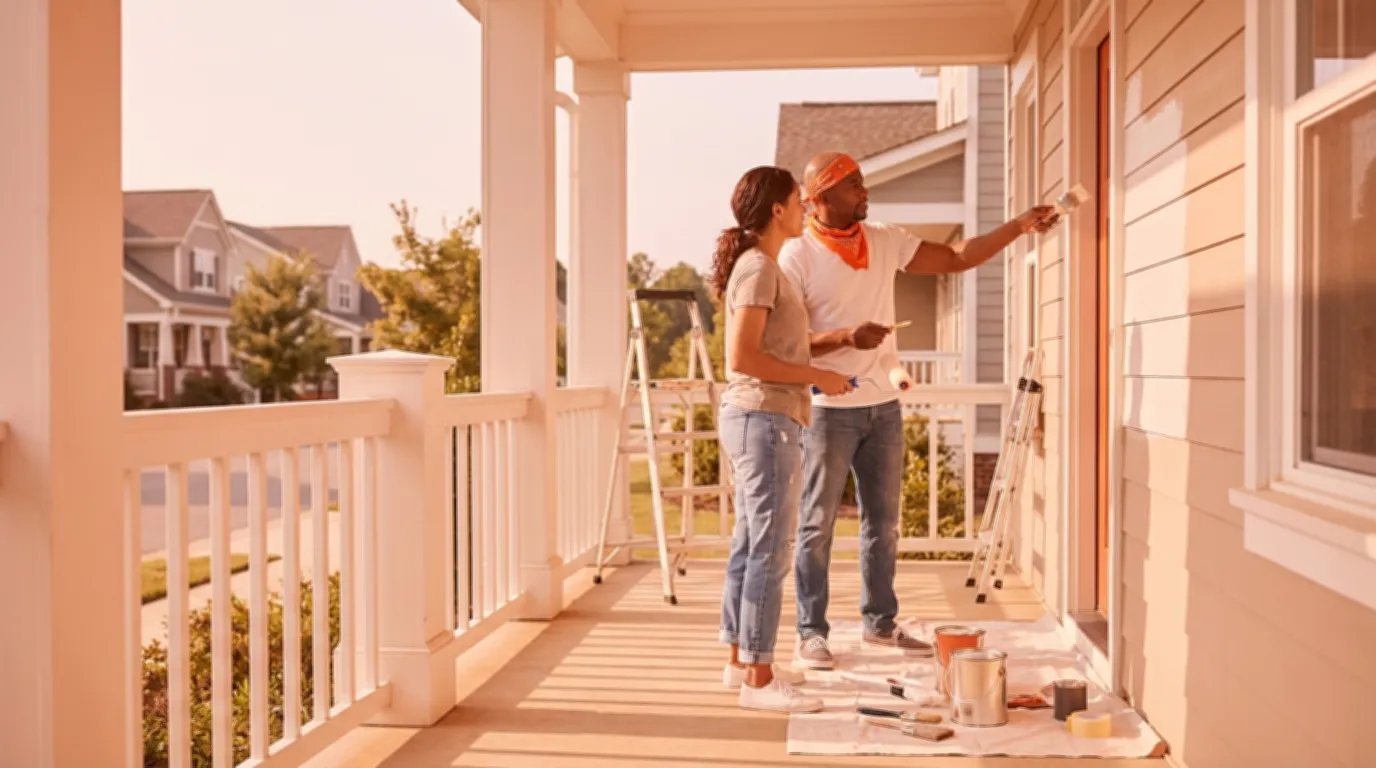 Échange de compétences entre voisins pour travaux de peinture