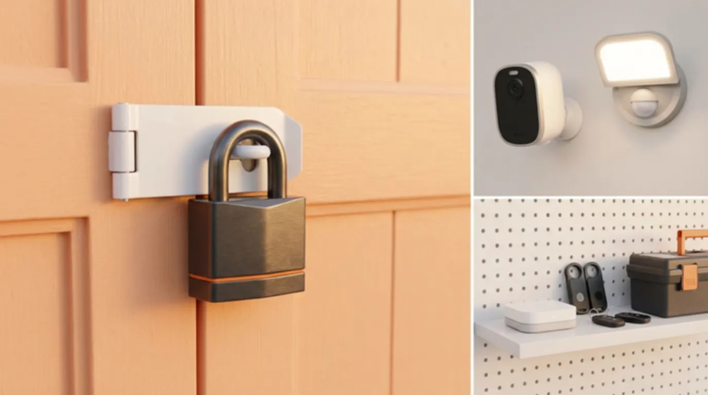 Sécurité garage - cadenas et équipements