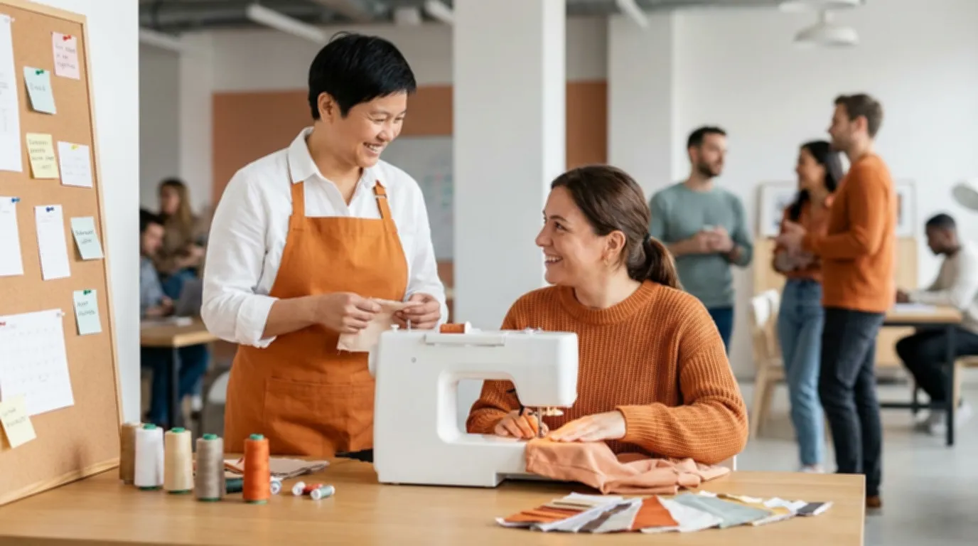 Échange de compétences couture sur Swakky