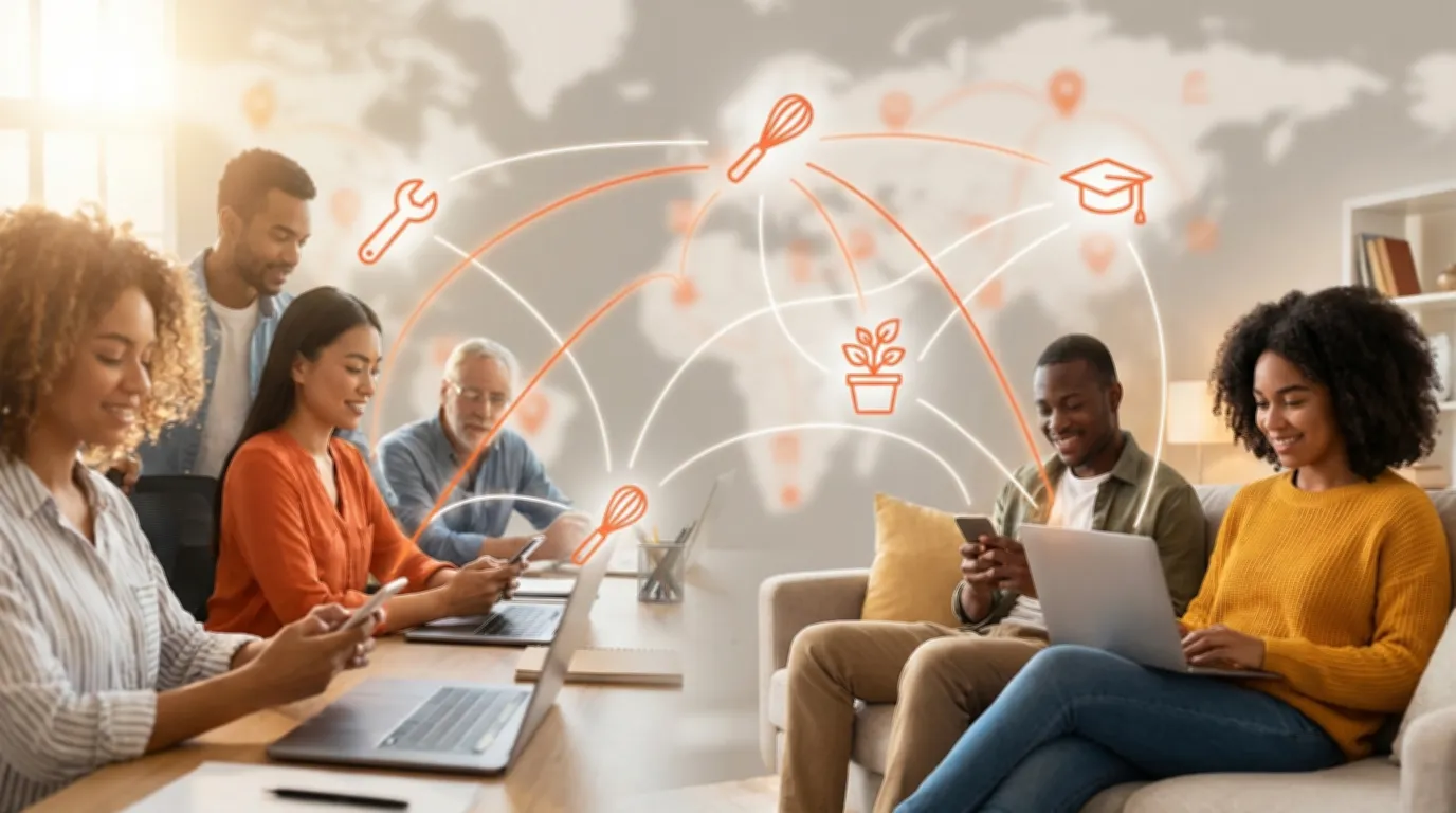 Échange de compétences entre particuliers sur Swakky