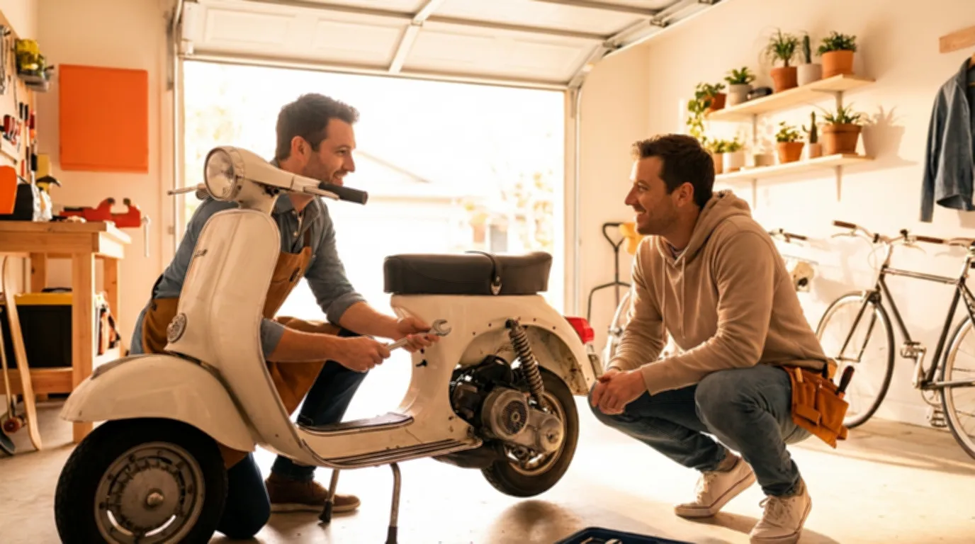 Échange de compétences mécanique scooter sur Swakky