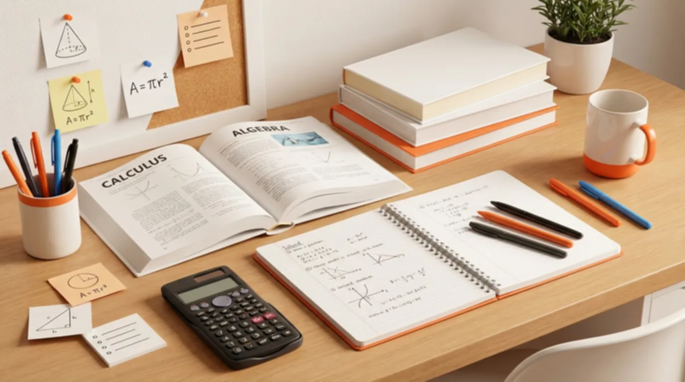 Outils et conseils pratiques pour réussir en maths - cahier, calculatrice, exercices